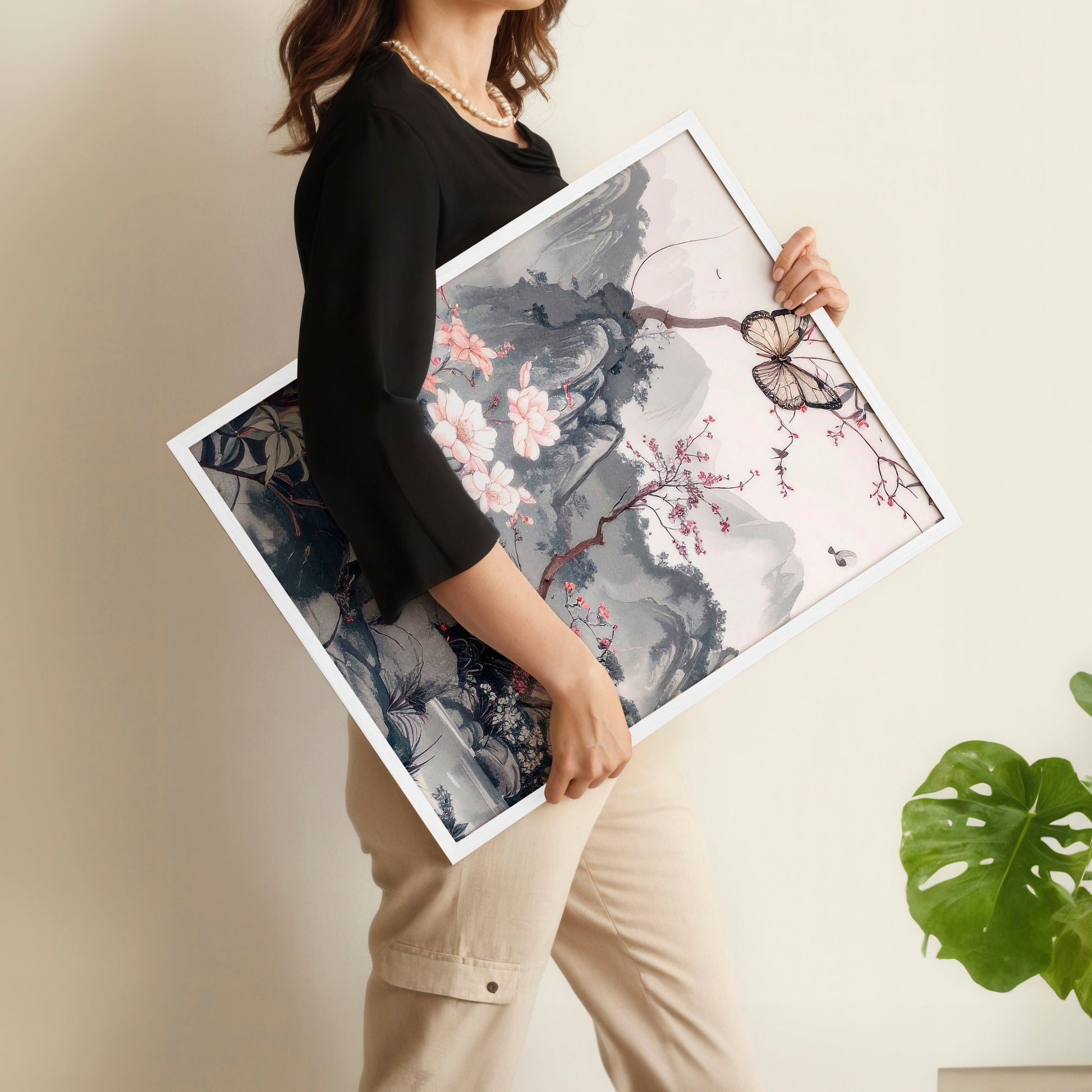 Decorating Bedroom Walls | Set of 3 Chinoiserie Wall art Prints