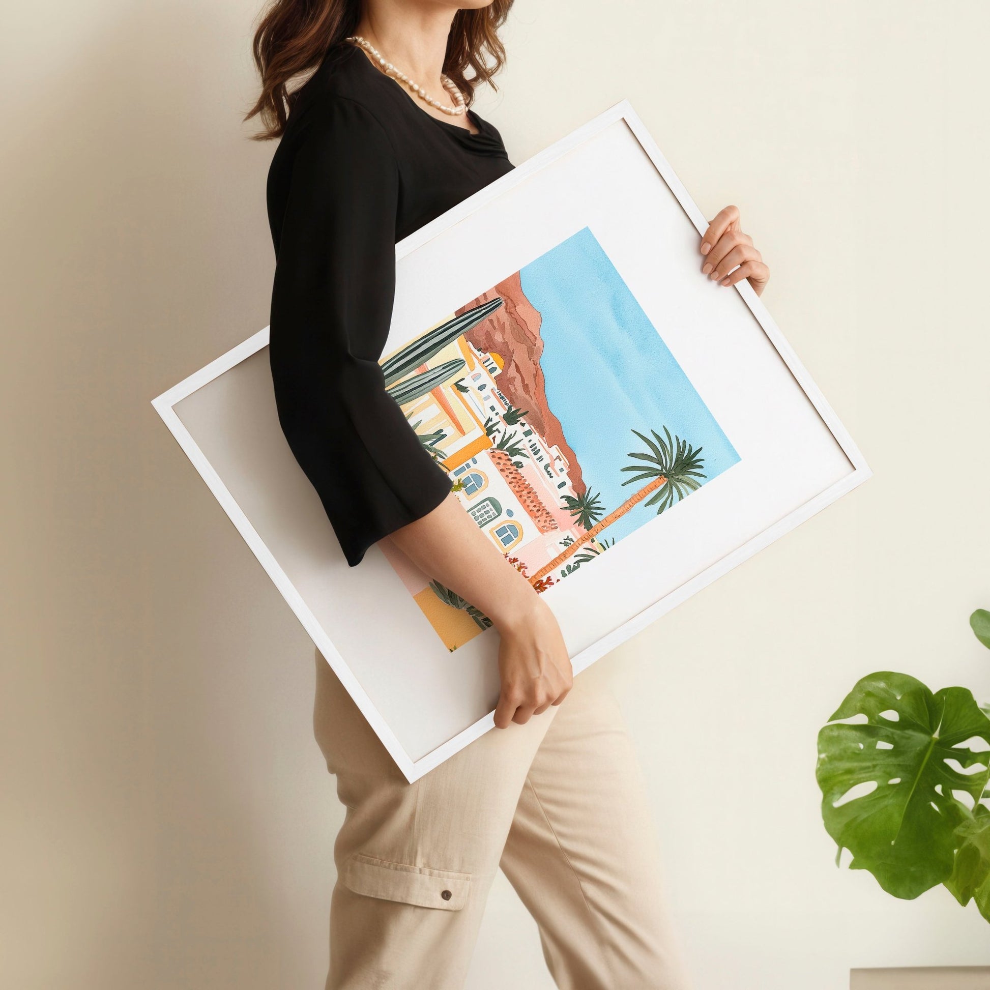 Decorative Pictures For Living Room | Set of 3 Beach Decor Wall art Prints