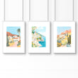 Decorative Pictures For Living Room | Set of 3 Beach Decor Wall art Prints