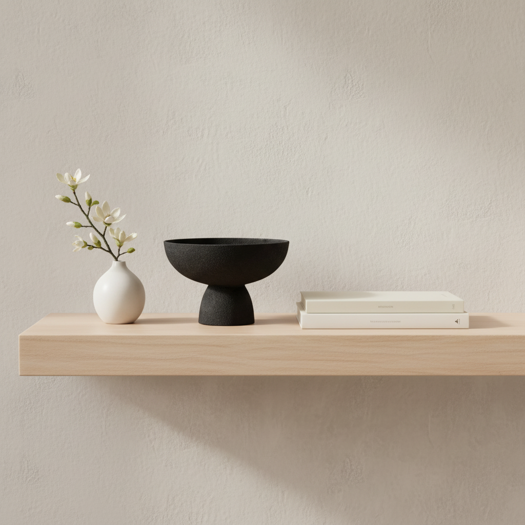 Deriva Large Textured Black Pedestal Bowl