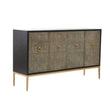 Deruta Grey Shagreen Effect Sideboard