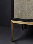 Deruta Grey Shagreen Effect Sideboard