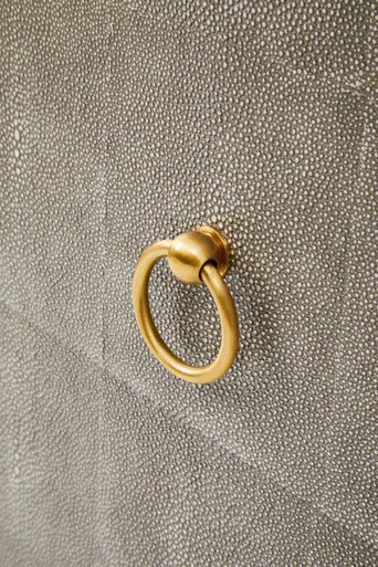 Deruta Grey Shagreen Effect Sideboard