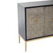 Deruta Grey Shagreen Effect Sideboard