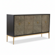 Deruta Grey Shagreen Effect Sideboard