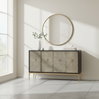 Deruta Grey Shagreen Effect Sideboard