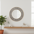 Deruta Grey Shagreen Wall Mirror