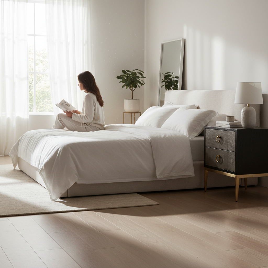 Deruta Two Drawer Grey Shagreen Effect Side Table