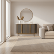 Dervio Four Door Marble Top Sideboard