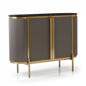 Dervio Two Door Marble Top Sideboard