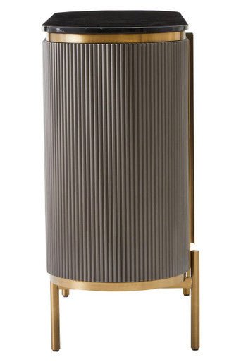 Dervio Two Door Marble Top Sideboard