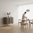 Dervio Two Door Marble Top Sideboard