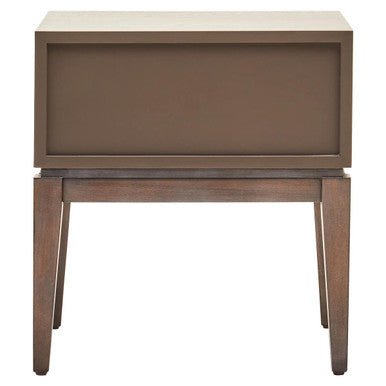 Dimaro One Drawer Antique Grey Side Table
