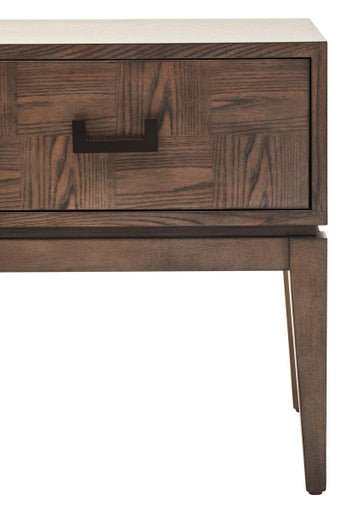 Dimaro One Drawer Antique Grey Side Table