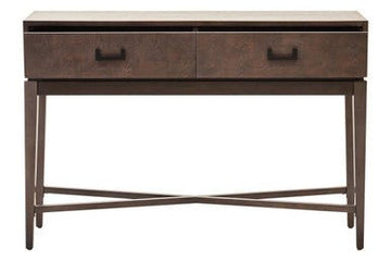 Dimaro Two Drawer Antique Grey Console Table