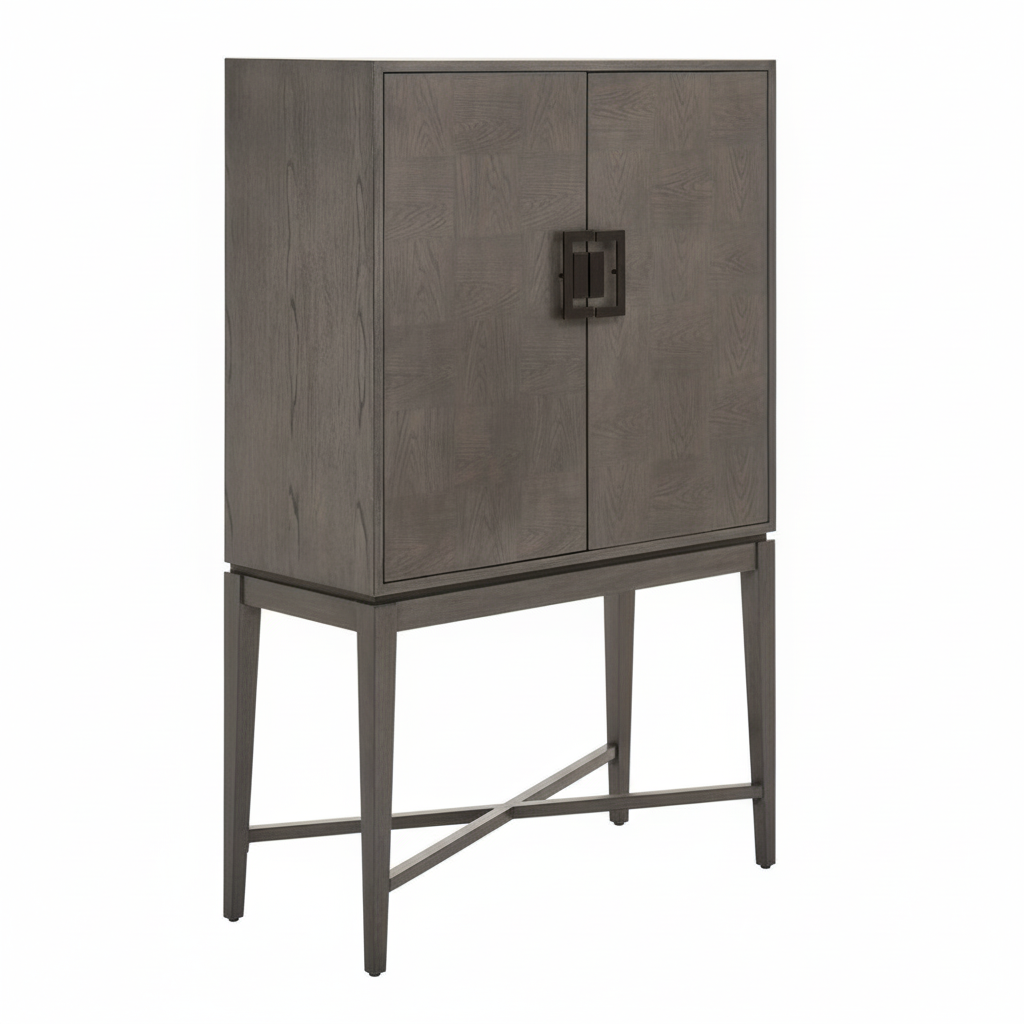 Dimaro Antique Grey Cabinet