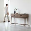 Dimaro Two Drawer Antique Grey Console Table
