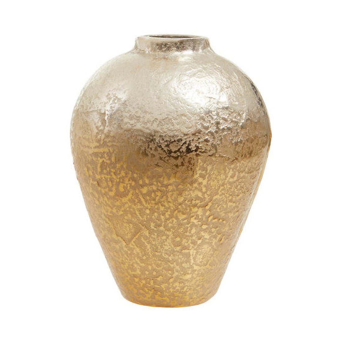 Dion Small Ombre Silver and Gold Finish Vase