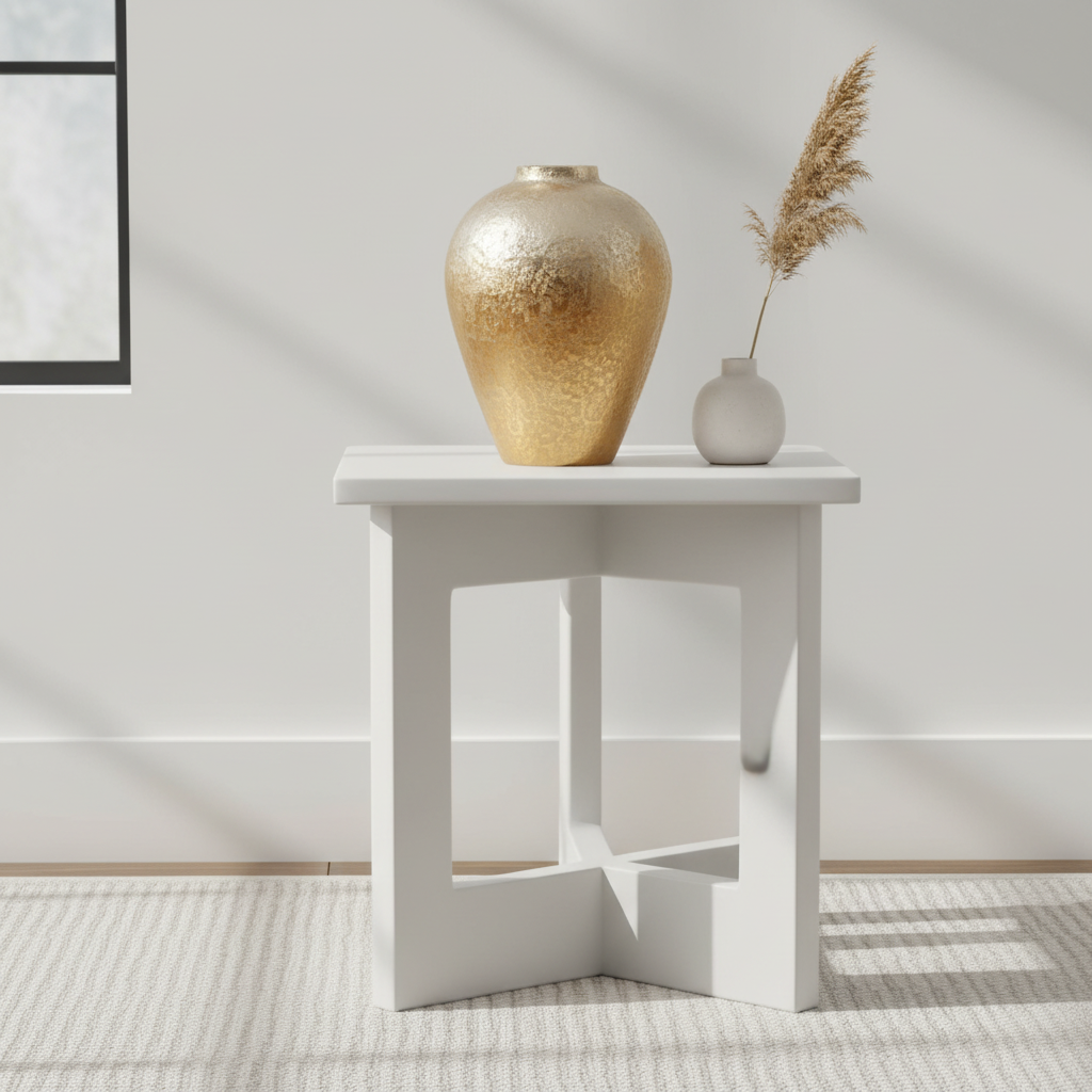 Dion Small Ombre Silver and Gold Finish Vase