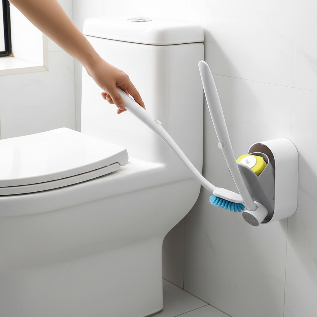 Disposable No Dead Angle Toilet Cleaning Brush