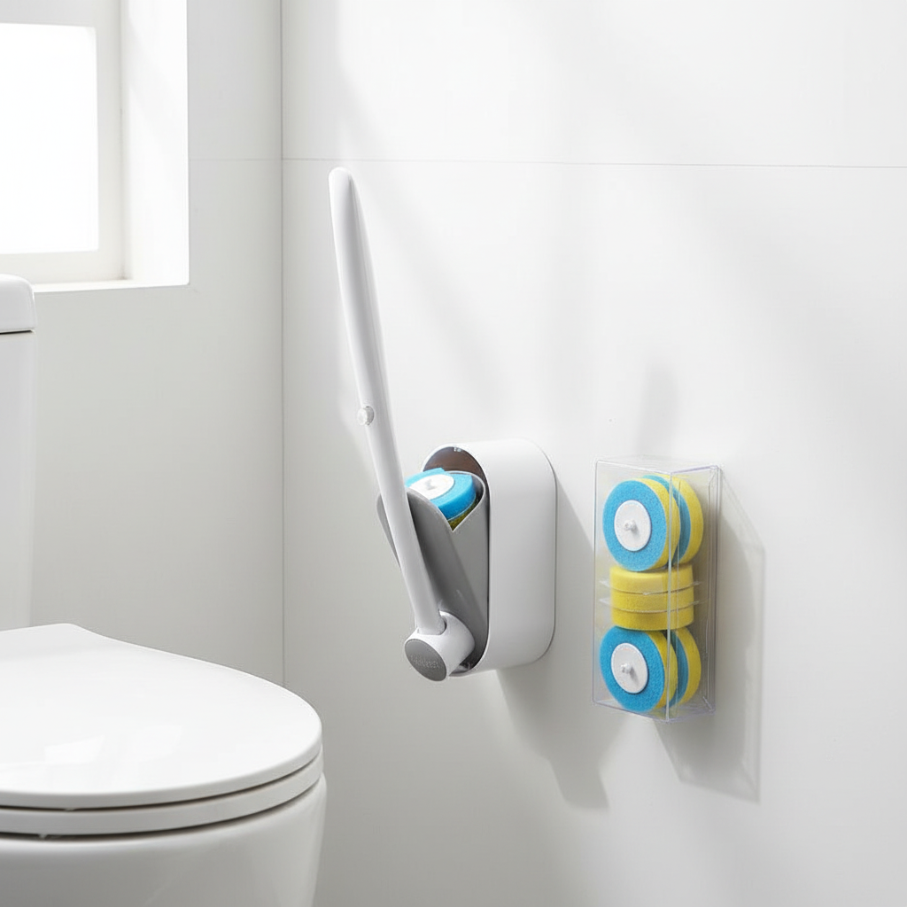 Disposable No Dead Angle Toilet Cleaning Brush