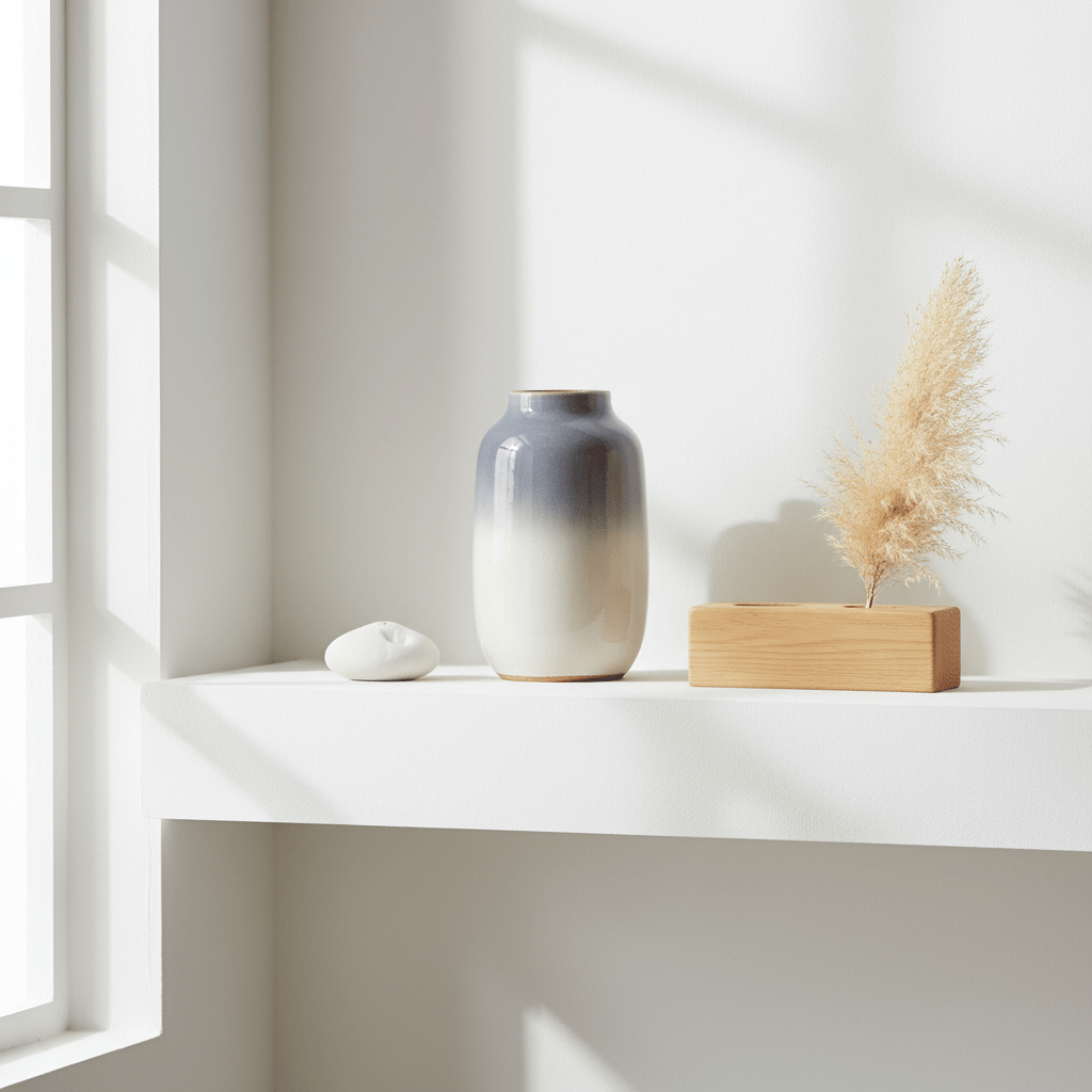 Domo Grey Earthenware Vase