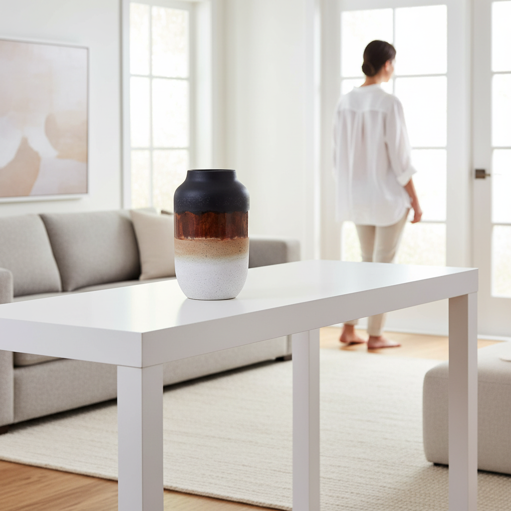 Domo Multi Colour Earthenware Vase