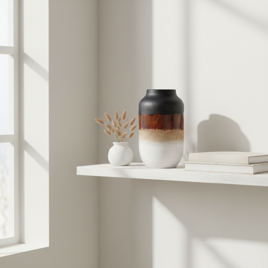 Domo Multi Colour Earthenware Vase