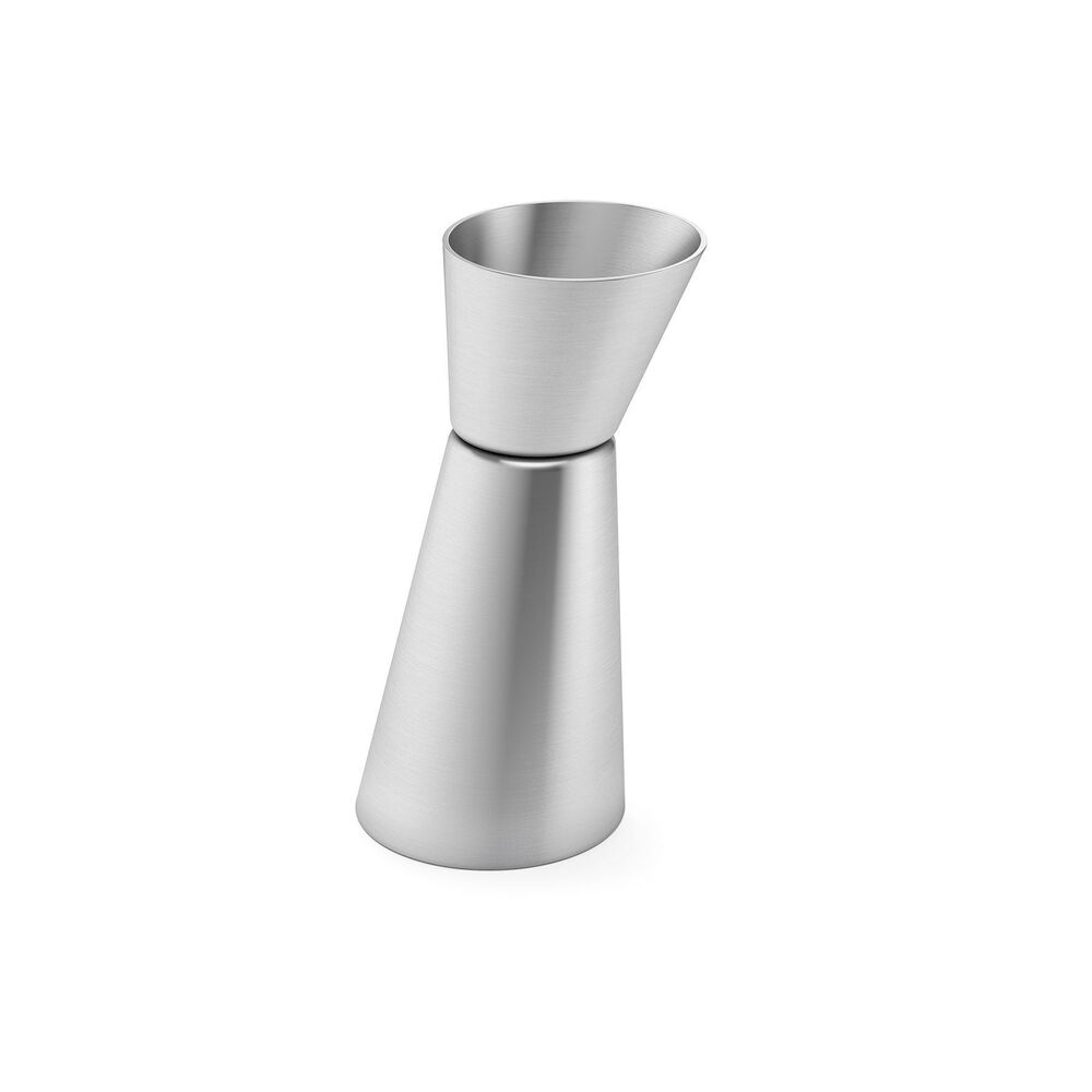 Donare Premium Brushed Steel Cocktail Jigger - Professional 2cl/4cl
