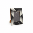 Donato 5In X 7In Black And White Stripe Photo Frame