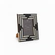 Donato 5In X 7In Black And White Stripe Photo Frame