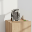 Donato 5In X 7In Black And White Stripe Photo Frame