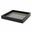 Donato Black And White Finish Square Tray