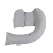 Dreamgenii Support and Feeding Pillow Spare Cover - Grey Marl Cotton Jersey