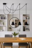 E27 Round Pendants - 63122B - 3x10W E27 pendant.