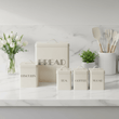 Easton 5 Piece Cream Kitchen Storage Set