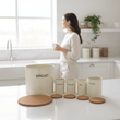 Easton 5 Piece Kitchen Storage Set in Cream
