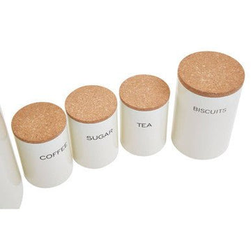 Easton 5 Piece Kitchen Storage Set in Cream