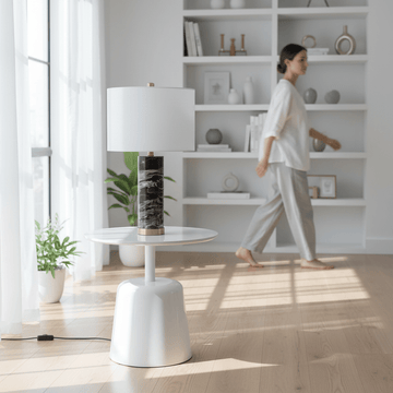 Ebony Table Lamp