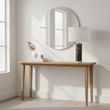Ebony Table Lamp Chrome Base