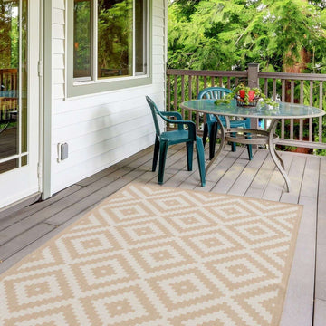 Ecology Outdoor Rug Beige | 100b