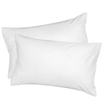 Egyptian Cotton Pillowcases in White (2 pack)