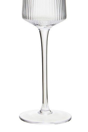Eldon Set of Four Ribbed Champagne Glasses