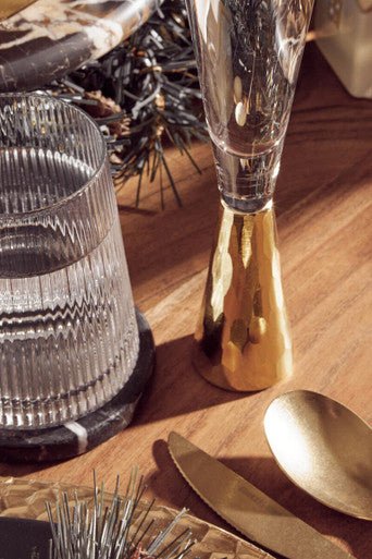 Eldon Set of Four Ribbed Glass Tumblers