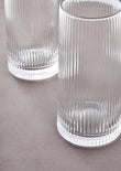 Eldon Set of Four Ribbed Hi Ball Glasses