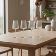 Eldon Set of Four Ribbed Wine Glasses Mob Packaging