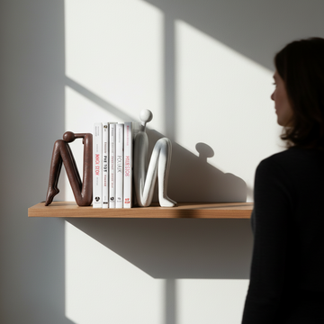 Eleni Bookends for Shelves Decorative, Resin