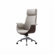 E43 Office Chair, High Back, Grey / Black