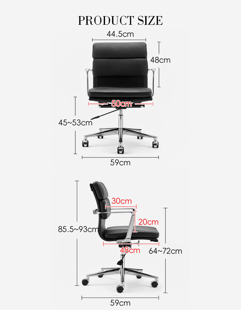 Ergo Office Chair Lowback - Softpad