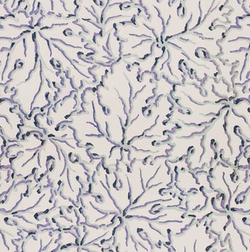 Ethereal Leaves - in Misty - Wallpaper